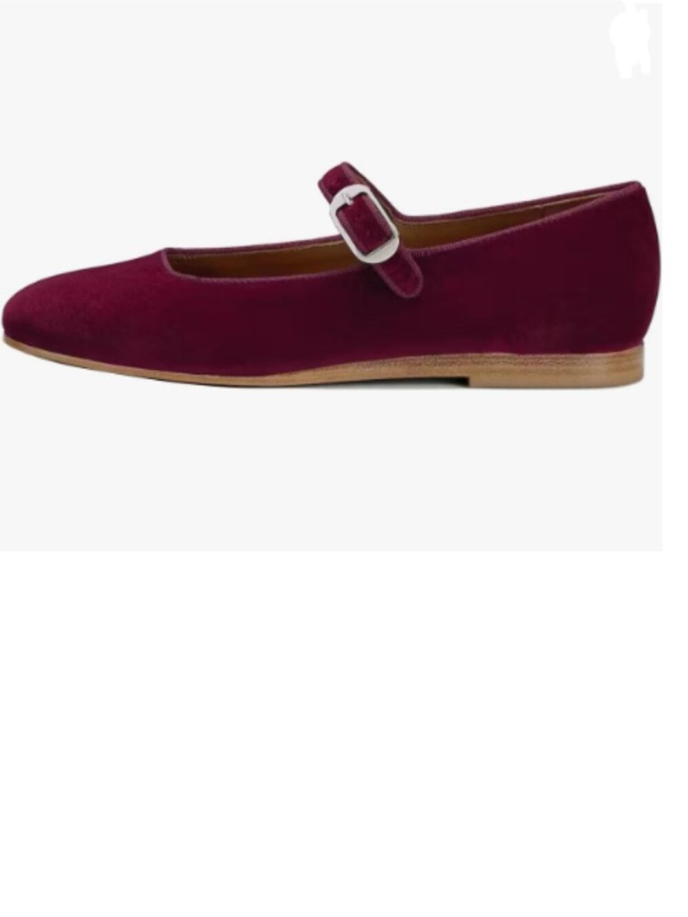 Pazzion Red Round Toe Mary Janes Comfortable Strap Buckled Ballet Flats Vintage